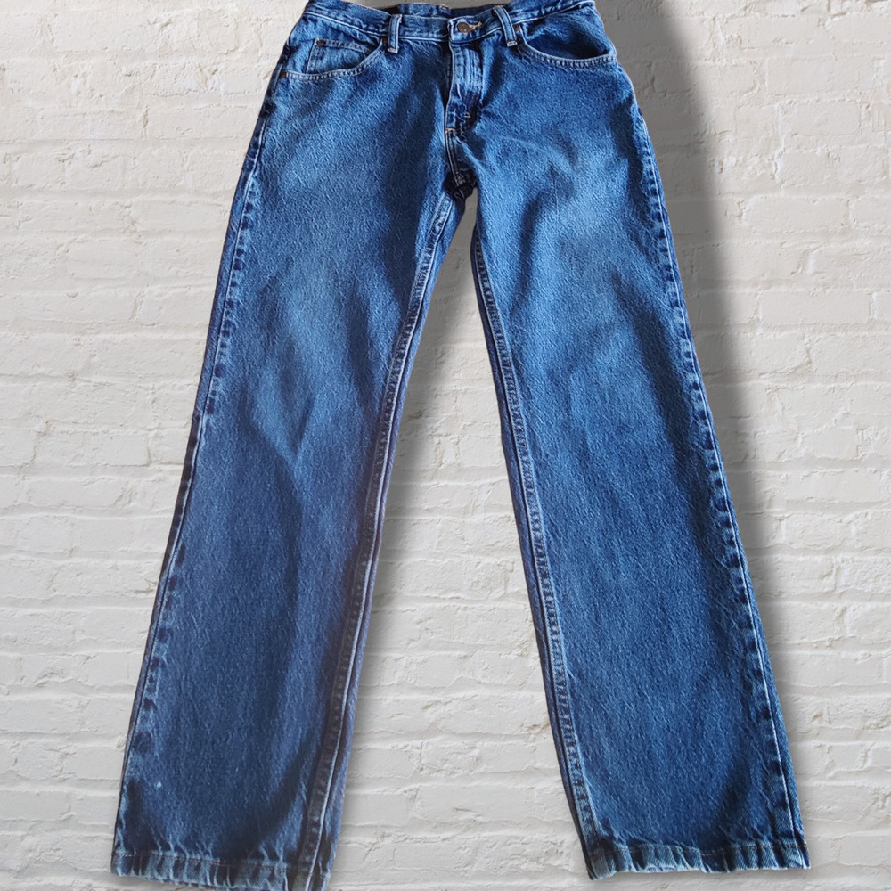 Wrangler Five Star Premium Denim Regular Fit Jean in Dark Stonewash 32 x 30